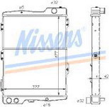 AUDI 80 РАДИАТОР ОХЛАЖДЕН (NISSENS) (AVA) (см.каталог) 82-94 855121251A/855121251D/855121251E/855121251F/893121251K AI08082-910