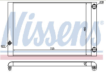 AUDI A8 РАДИАТОР ОХЛАЖДЕН (NISSENS) (см.каталог) 03- 4E0121251C/4E0121251F AI0A803-910