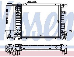 E30 РАДИАТОР ОХЛАЖДЕН (см.каталог) 87-93 1719301 BME3087-918