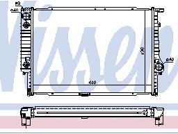 E32 {E34 87-93} РАДИАТОР ОХЛАЖДЕН (NISSENS) (NRF) (GERI) (см.каталог) 85-94 17111468080/17111709459/17111723467 BME3285-911