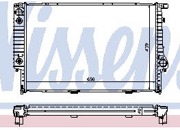 E32 {E34 87-93} РАДИАТОР ОХЛАЖДЕН (NISSENS) (AVA) (см.каталог) 86-94 17111468081/17111712265/17111712267/17111723398/17111723468 BME3286-910