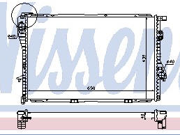 E38 {E39 95-99} РАДИАТОР ОХЛАЖДЕН (NISSENS) (NRF) (GERI) (см.каталог) 94-98 17111702969/17111737711 BME3894-910