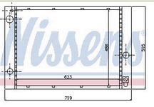 E60 {E63/E64 04-} РАДИАТОР ОХЛАЖДЕН (NISSENS) (NRF) (GERI) (см.каталог) 02- 17117519209/17117519211 BME6002-910