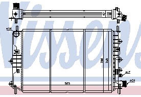 ESCORT {ESCORT 96-} РАДИАТОР ОХЛАЖДЕН (NISSENS) (NRF) (GERI) (см.каталог) 90-95 6912234/92AB8005FA/92AB8005FB/92AB8005FC/92AB8005FD FDESC90-913