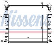 FUSION {+ FIESTA 02-/MAZDA 2 03-} РАДИАТОР ОХЛАЖДЕН (NISSENS) (AVA) (см.каталог) 02- 1141491/1152149/1214085/1325832/1359798 FDFUS02-911