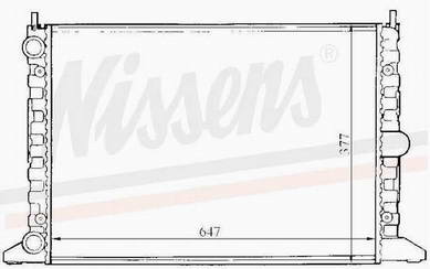 GALLAXY РАДИАТОР ОХЛАЖДЕН MT AT 2 +/- КОНДИЦ (NISSENS) (AVA) 95- 7258109/7MN0121253C FDGAL95-910