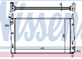 MONDEO РАДИАТОР ОХЛАЖДЕН (NISSENS) (NRF) (GERI) (см.каталог) 00- 1142808/1S7H8005AA/1S7H8005AD/1S7H8005CA/1S7H8005CC FDMON00-910