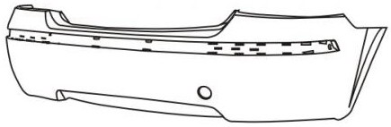 MONDEO БАМПЕР ЗАДН (СЕДАН) ГРУНТ 01-03 1142420 FDMON01-641X