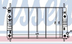 MONDEO РАДИАТОР ОХЛАЖДЕН (NISSENS) (AVA) (см.каталог) 93-00 1011984/1038608/7330967 FDMON93-912