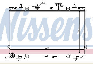 ELANTRA РАДИАТОР ОХЛАЖДЕН (NISSENS) (NRF) (GERI) (см.каталог) 00- 67024 HNELA00-910