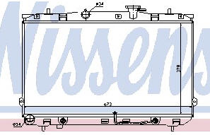 ELANTRA РАДИАТОР ОХЛАЖДЕН (NISSENS) (AVA) (см.каталог) 00- 67025 HNELA00-911