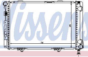 W124 РАДИАТОР ОХЛАЖДЕН (см.каталог) 85-93 1245000403/1245001202/1245002303/1245004903 MD12485-912