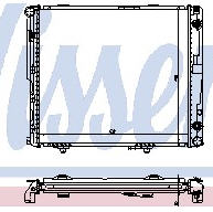 W124 РАДИАТОР ОХЛАЖДЕН (NISSENS) (AVA) (см.каталог) 90-93 1245009303 MD12490-910