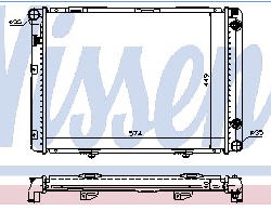 W201 РАДИАТОР ОХЛАЖДЕН (NISSENS) (см.каталог) 82-93 2015001703/2015004403/2015005503/2015008103/2015008303 MD20182-912