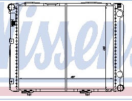 W201 РАДИАТОР ОХЛАЖДЕН (NISSENS) (NRF) (см.каталог) 85-93 2015001103/2015003503/2015008003 MD20185-911