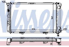 W201 РАДИАТОР ОХЛАЖДЕН (см.каталог) 85-93 2015000803/2015001903 MD20185-914