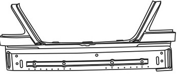 W202 ПАНЕЛЬ БАГАЖНИКА ЦЕНТРАЛ 93-00 2026400071 MD20293-620-C