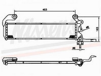 W202 {ОХЛАЖДЕНИЕ ТОПЛИВА} РАДИАТОР ОХЛАЖДЕН (NISSENS) (см.каталог) 97-00 2025006903/2025007903 MD20297-910