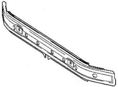 W210 УСИЛИТЕЛЬ БАМПЕРА ПЕРЕДН 95-02 2106204886/2106204986 MD21095-240