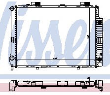 W210 РАДИАТОР ОХЛАЖДЕН (NISSENS) (AVA) (см.каталог) 95- 2105000903 MD21095-910