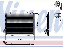 W210 КОНДЕНСАТОР КОНДИЦ (см.каталог) 95-03 2108300270/2108300570 MD21095-930