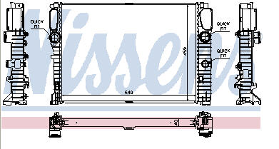 W211 РАДИАТОР ОХЛАЖДЕН (NISSENS) (см.каталог) 02- 2115003202 MD21102-914