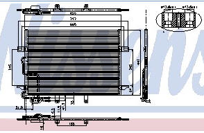 W211 {+W219 05-} КОНДЕНСАТОР КОНДИЦ (NISSENS) (AVA) (см.каталог) 02- 2115000154/2115000254/2115000654/2115001154/2115001854 MD21102-930