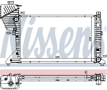 SPRINTER РАДИАТОР ОХЛАЖДЕН MT (NISSENS) (AVA) (см.каталог) 00-05 9015003500/9015003600/9015003900 MDSPR00-911