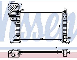 SPRINTER РАДИАТОР ОХЛАЖДЕН (NISSENS) (NRF) (GERI) (см.каталог) 94- 9015001800 MDSPR94-911