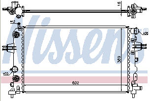 ASTRA РАДИАТОР ОХЛАЖДЕН (NISSENS) (AVA) (см.каталог) 04- 1300265/13145210 OPAST04-910