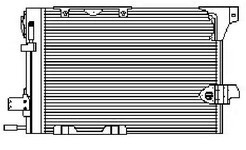 ASTRA {+ZAFIRA/ 540x380} КОНДЕНСАТОР КОНДИЦ (NISSENS) (AVA) (см.каталог) 98- 1850055/1850074 OPAST98-930