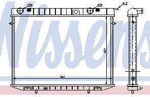 FRONTERA РАДИАТОР ОХЛАЖДЕН (NISSENS) (AVA) (см.каталог) 91-94 1300119 OPFRT91-910