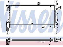 KADETT РАДИАТОР ОХЛАЖДЕН (см.каталог) 84-89 130207490180560 OPKAD84-912