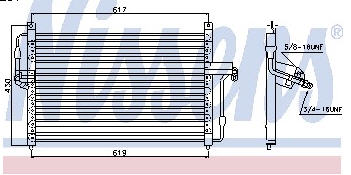 OMEGA {SENATOR} КОНДЕНСАТОР КОНДИЦ (NISSENS) (NRF) (см.каталог) 86-93 1850018 OPOMB86-930