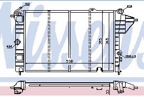 VECTRA РАДИАТОР ОХЛАЖДЕН (см.каталог) 88-95 1300084 OPVCA88-919