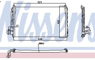 VECTRA {+CALIBRA 92-93} КОНДЕНСАТОР КОНДИЦ (см.каталог) 88-95 1850015 OPVCA88-930