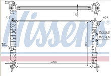 VECTRA РАДИАТОР ОХЛАЖДЕН (NISSENS) (AVA) (см.каталог) 96- 1300185/52479098 OPVCA96-914