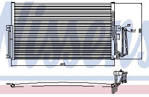 VECTRA КОНДЕНСАТОР КОНДИЦ (NISSENS) (AVA) (см.каталог) 96-99 1850062 OPVCA96-930