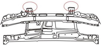 IBIZA {POLO CLASSIC/CORDOBA 93-} СУППОРТ РАДИАТОРА 1.8 2 С КОНДИЦ 96-98 140805591A SEIBZ96-380