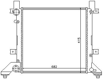 LT РАДИАТОР ОХЛАЖДЕН (NISSENS) (NRF) (GERI) (см.каталог) 97- 2D0121253/2D0121253B/2D0121253E VW0LT97-910