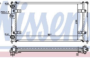 CADDY {INCA} РАДИАТОР ОХЛАЖДЕН (NISSENS) (NRF) (GERI) (см.каталог) 95- 6K0121253/6K0121253K/6K0121253P VWCAD95-911
