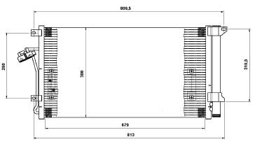 TOUAREG {PORSCHE CAYENNE 02-/AUDI Q7 06-} КОНДЕНСАТОР КОНДИЦ (NISSENS) (AVA) (см.каталог) 02- 4L0260401/7L0820411D/95557311102 VWTOU02-930