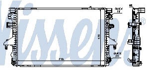 TRANSPORTER РАДИАТОР ОХЛАЖДЕН (NISSENS) (NRF) (см.каталог) 03- 7H0121253G/7H0121253J VWTRN03-911