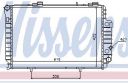 W202 РАДИАТОР ОХЛАЖДЕН (NISSENS) (AVA) (см.каталог) 97-00 2025006403 MD20297-911